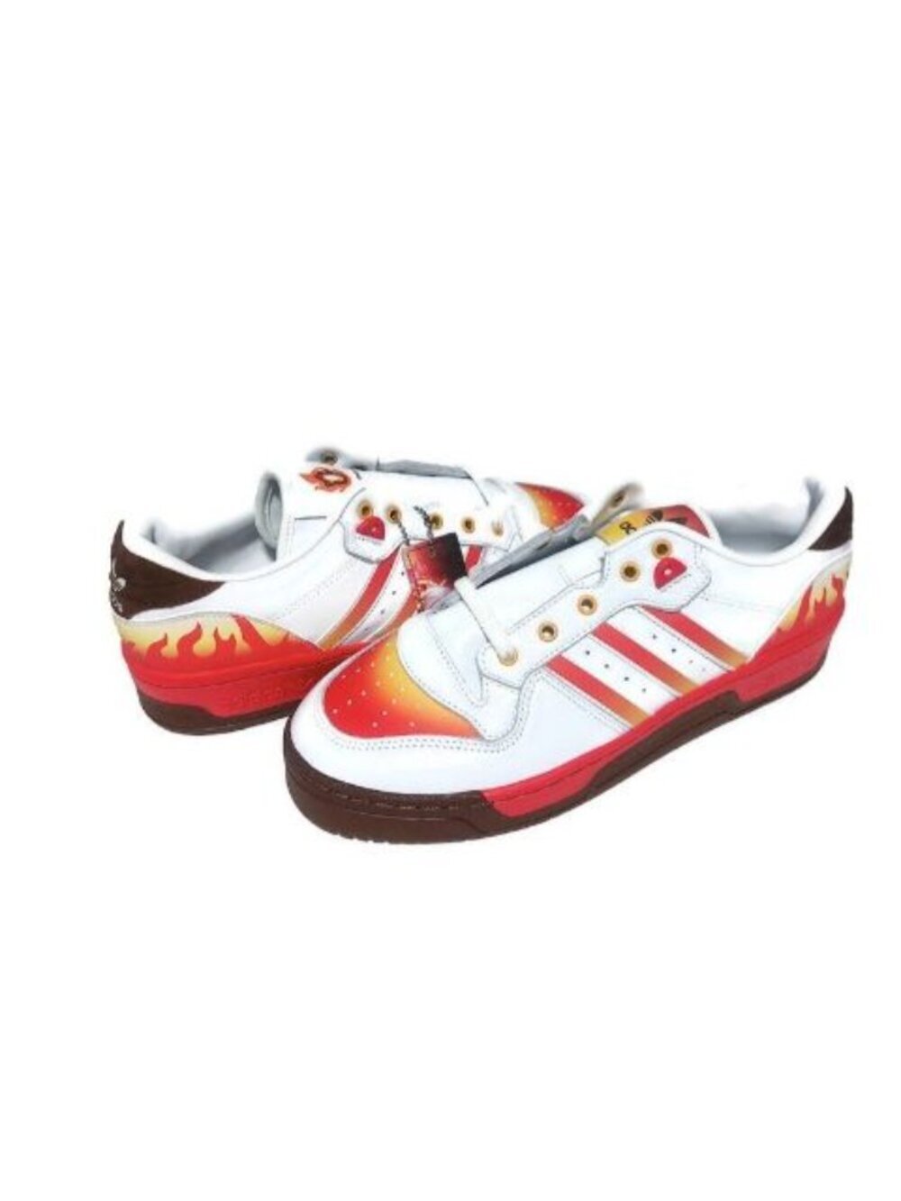 Adidas Rivalry Low Demon Slayer Rengoku Basketball Sneakers Mens 11 JI3310 - Picture 10 of 10